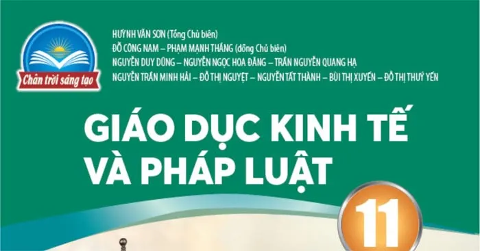 Đề cương ôn tập học kì 2 môn Giáo dục kinh tế và Pháp luật 11 sách Chân trời sáng tạo