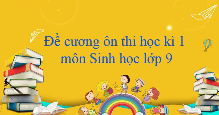 Đề cương ôn thi học kì 1 môn Sinh học lớp 9 năm 2023 – 2024