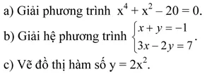 Đề kiểm tra học kì II lớp 9 môn Toán – Phòng Giáo dục Cát Tiên, Lâm Đồng (Đề 13)