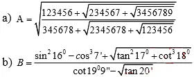 Đề thi giải toán trên Máy tính cầm tay cấp tỉnh Tuyên Quang môn Toán THCS (2009 – 2010)