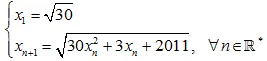 Đề thi học sinh giỏi lớp 11 THPT tỉnh Quảng Bình môn Toán (năm học 2010 – 2011)