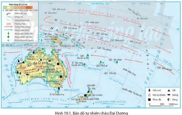 Địa lí 7 Bài 19: Thiên nhiên châu Đại Dương
