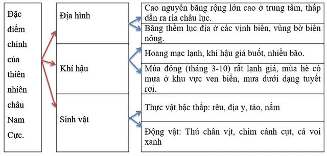 Địa lí 7 Bài 23: Thiên nhiên châu Nam Cực