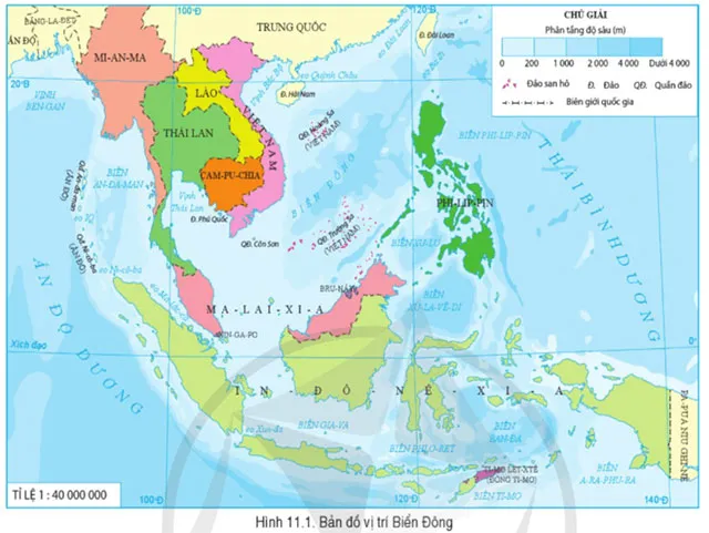 Địa lí 8 Bài 11: Phạm vi Biển Đông. Các vùng biển của Việt Nam ở Biển Đông. Đặc điểm tự nhiên vùng biển đảo Việt Nam