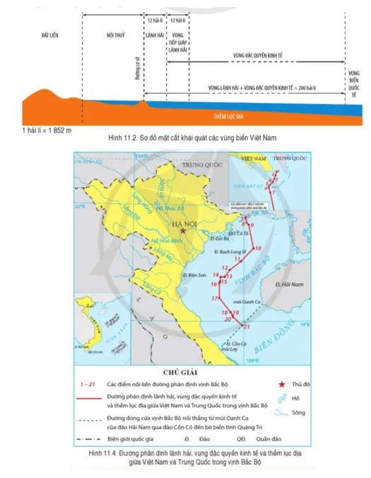 Địa lí 8 Bài 11: Phạm vi Biển Đông. Các vùng biển của Việt Nam ở Biển Đông. Đặc điểm tự nhiên vùng biển đảo Việt Nam