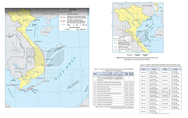 Địa lí 8 Bài 11: Phạm vi biển Đông. Vùng biển đảo và đặc điểm tự nhiên vùng biển đảo Việt Nam