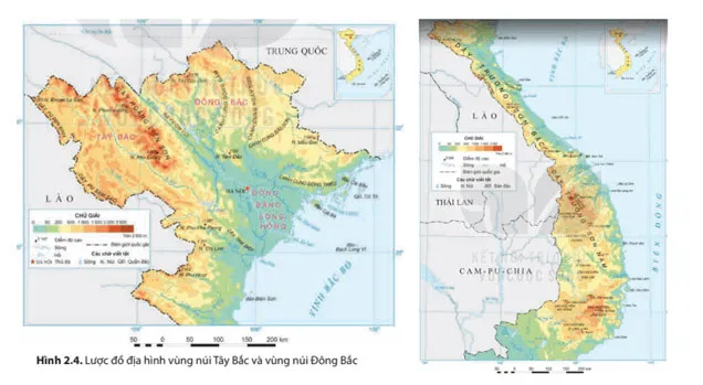 Địa lí 8 Bài 2: Địa hình Việt Nam