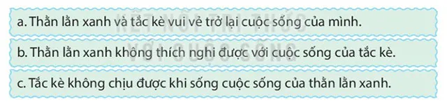 Đọc: Thằn lằn xanh và tắc kè – Tiếng Việt 4 Kết nối tri thức