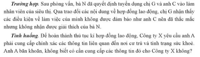 GDCD 8 Bài 10: Quyền và nghĩa vụ lao động của công dân