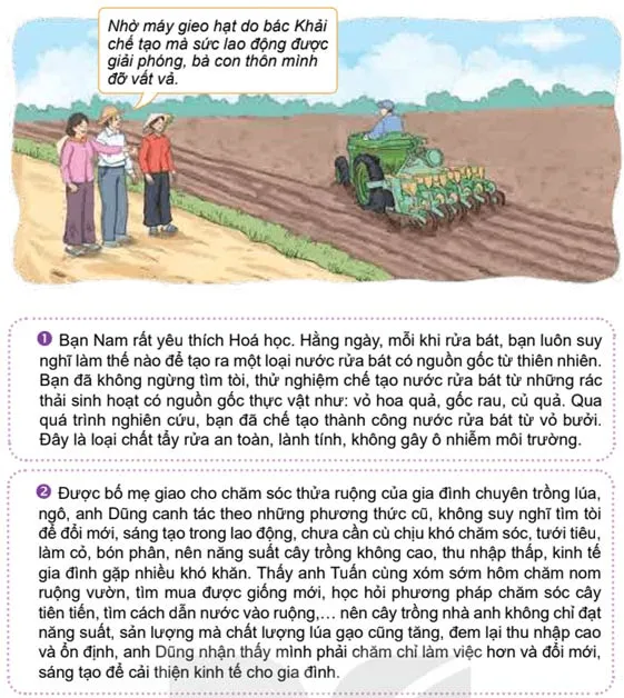 GDCD 8 Bài 3: Lao động cần cù, sáng tạo