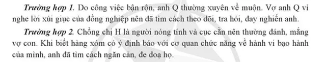 GDCD 8 Bài 6: Phòng, chống bạo lực gia đình