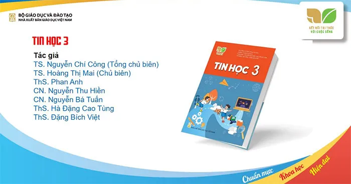 Giáo án Tin học 3 sách Kết nối tri thức với cuộc sống (Cả năm)