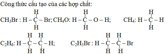 Hóa học 9 Bài 35: Cấu tạo phân tử hợp chất hữu cơ