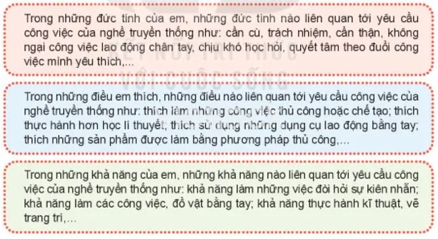 Hoạt động trải nghiệm 6: Em với nghề truyền thống