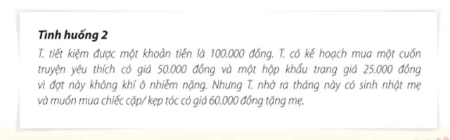 Hoạt động trải nghiệm 6: Kiểm soát chi tiêu