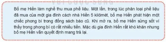 Hoạt động trải nghiệm 6: Những giá trị của bản thân