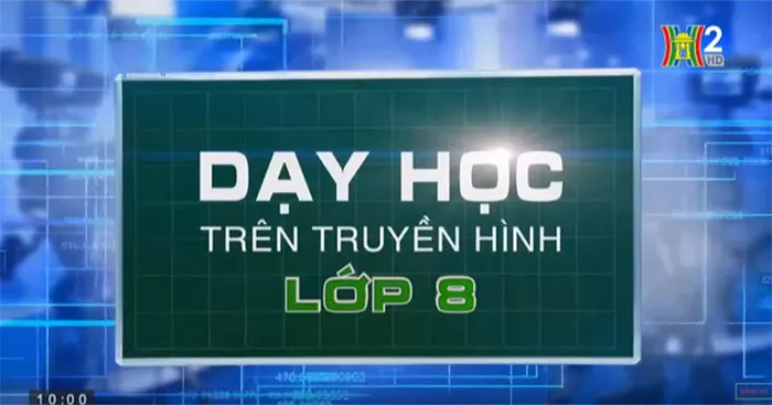 Học trực tuyến Lớp 8 trên Truyền hình ngày 12/05/2024