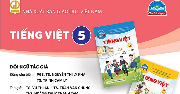 Kế hoạch dạy học môn Tiếng Việt 5 sách Chân trời sáng tạo