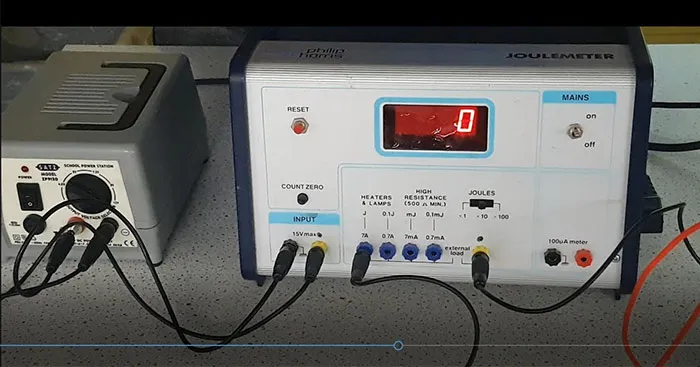 KHTN 8 Bài 27: Thực hành đo năng lượng nhiệt bằng joulemeter