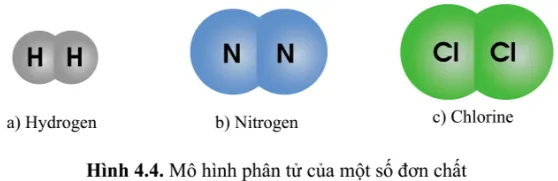 KHTN Lớp 7 Bài 4: Phân tử, đơn chất, hợp chất