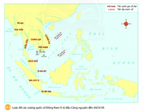 Lịch sử 6 Bài 12: Các vương quốc ở Đông Nam Á trước thế kỉ X