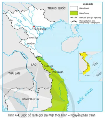 Lịch sử 8 Bài 4: Xung đột Nam – Bắc triều, Trịnh – Nguyễn