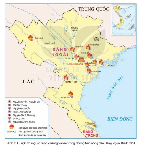 Lịch sử 8 Bài 7: Khởi nghĩa nông dân ở Đàng Ngoài thế kỉ XVIII