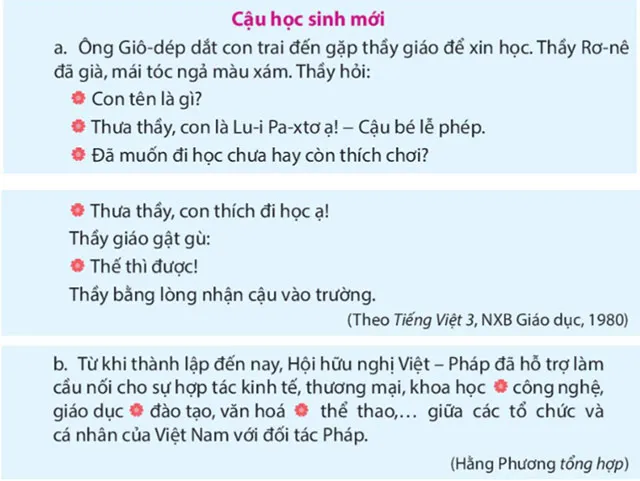 Luyện từ và câu: Luyện tập về dấu gạch ngang – Tiếng Việt 4 Kết nối tri thức