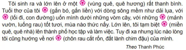 Luyện từ và câu: Mở rộng vốn từ Quê hương – Tiếng Việt 4 Chân trời sáng tạo