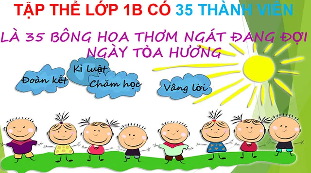 Mẫu PowerPoint chào đón học sinh lớp 1 năm 2023 – 2024