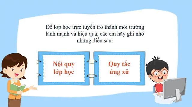 Mẫu PowerPoint gặp mặt đầu năm dạy học trực tuyến