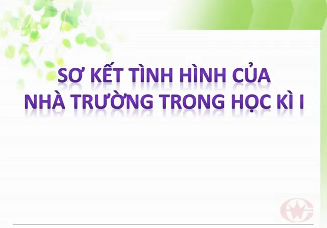 Mẫu PowerPoint Họp phụ huynh học kì 1 năm 2023 – 2024