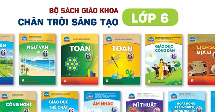 Ngân hàng câu hỏi tập huấn SGK lớp 6 bộ Chân trời sáng tạo (10 môn)