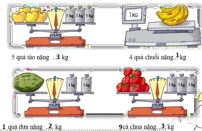 Phiếu bài tập cuối tuần lớp 2 môn Toán Kết nối tri thức – Tuần 9