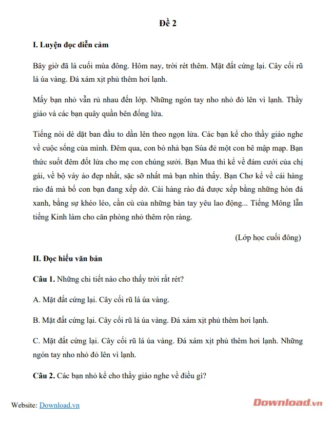 Phiếu bài tập cuối tuần lớp 3 môn Tiếng Việt Kết nối tri thức – Tuần 8