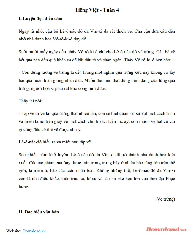 Phiếu bài tập cuối tuần môn Tiếng Việt lớp 4 (trọn bộ)