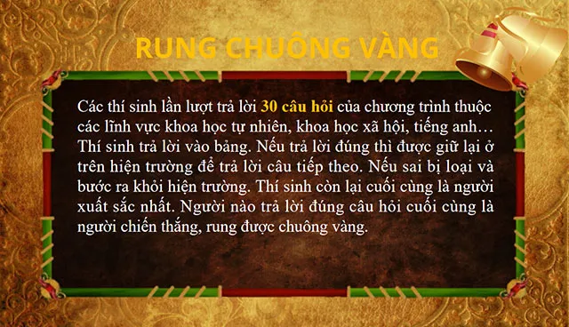 PowerPoint câu hỏi Rung chuông vàng