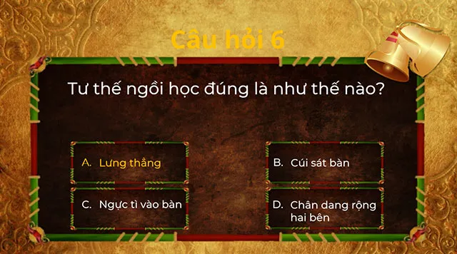 PowerPoint câu hỏi Rung chuông vàng