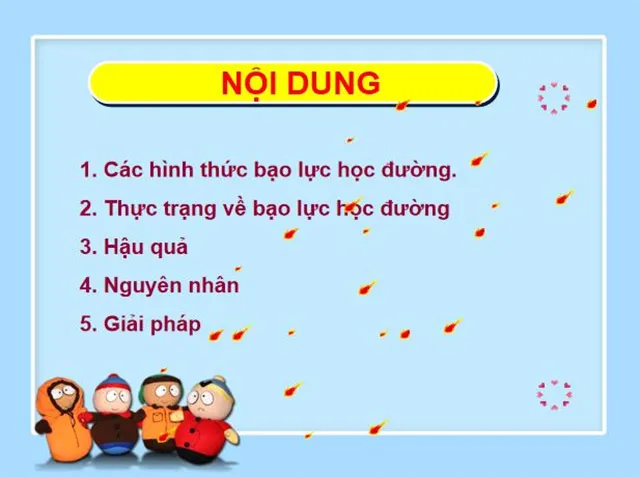 PowerPoint Phòng chống bạo lực học đường