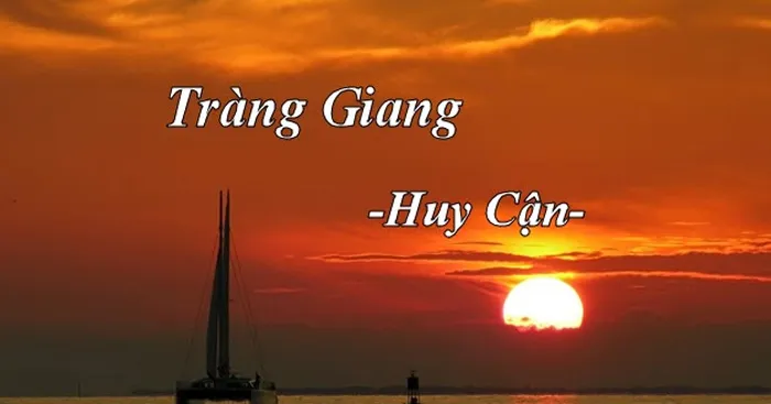 Sơ đồ tư duy bài Tràng giang