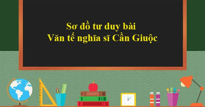 Sơ đồ tư duy bài Văn tế nghĩa sĩ Cần Giuộc