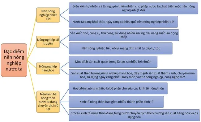 Sơ đồ tư duy môn Địa lý lớp 12