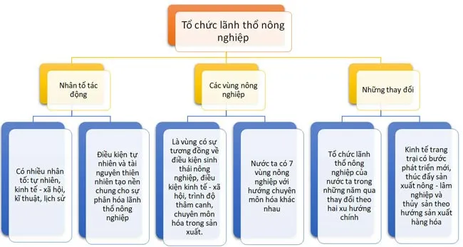 Sơ đồ tư duy môn Địa lý lớp 12