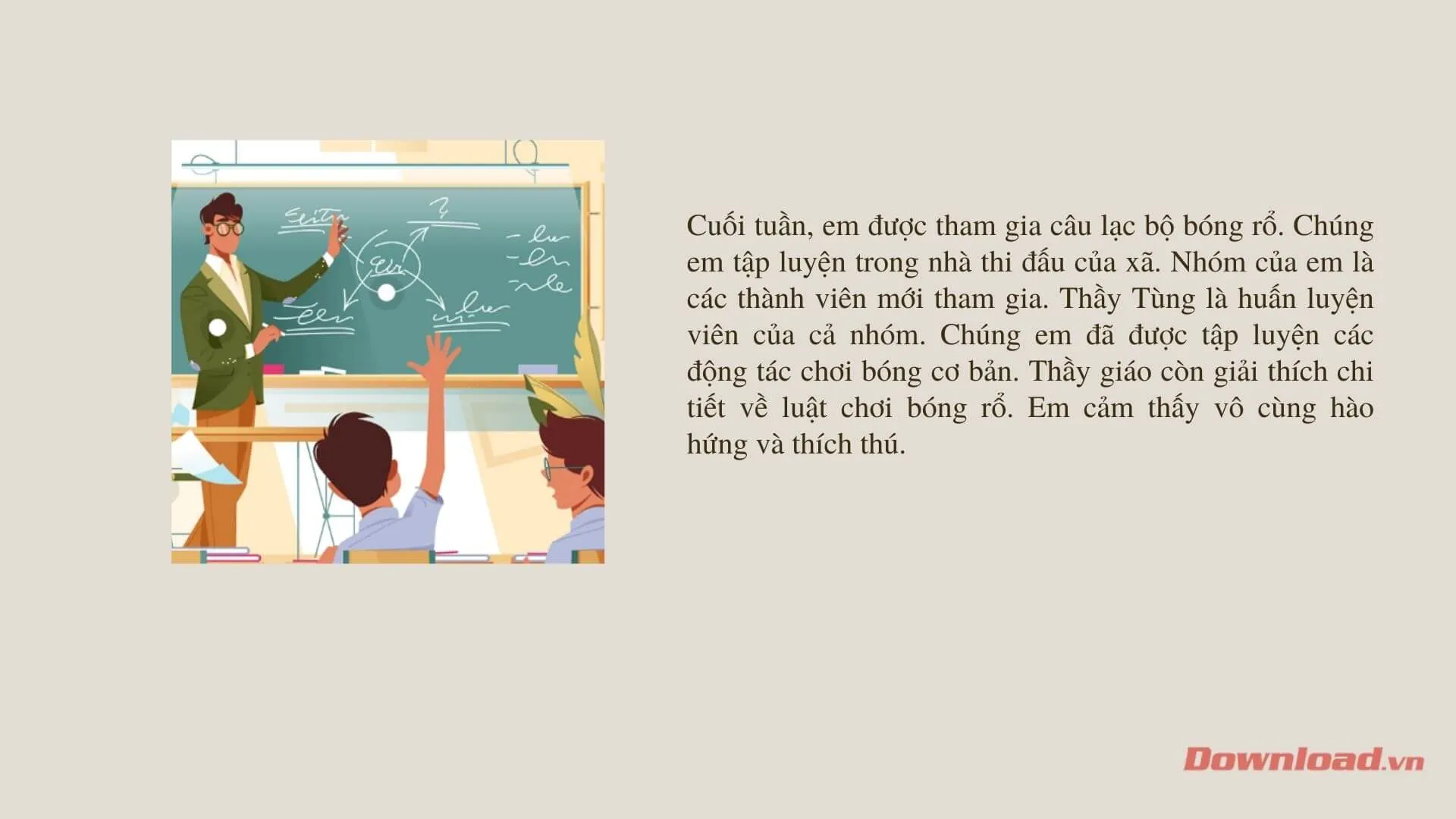 Tập làm văn lớp 2: Viết 4 – 5 câu về một người lao động ở trường em