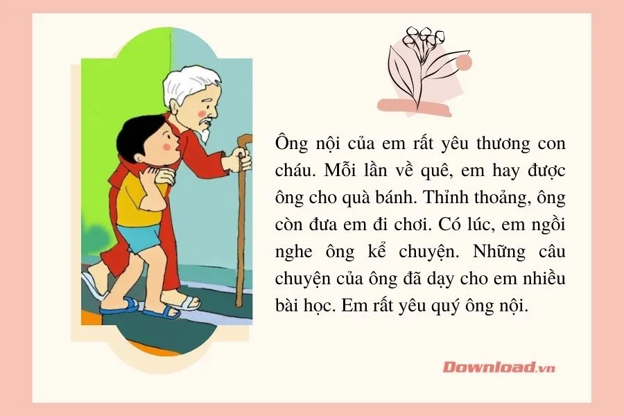 Tập làm văn lớp 3: Kể về tình cảm của bố mẹ hoặc người thân đối với em (35 mẫu)