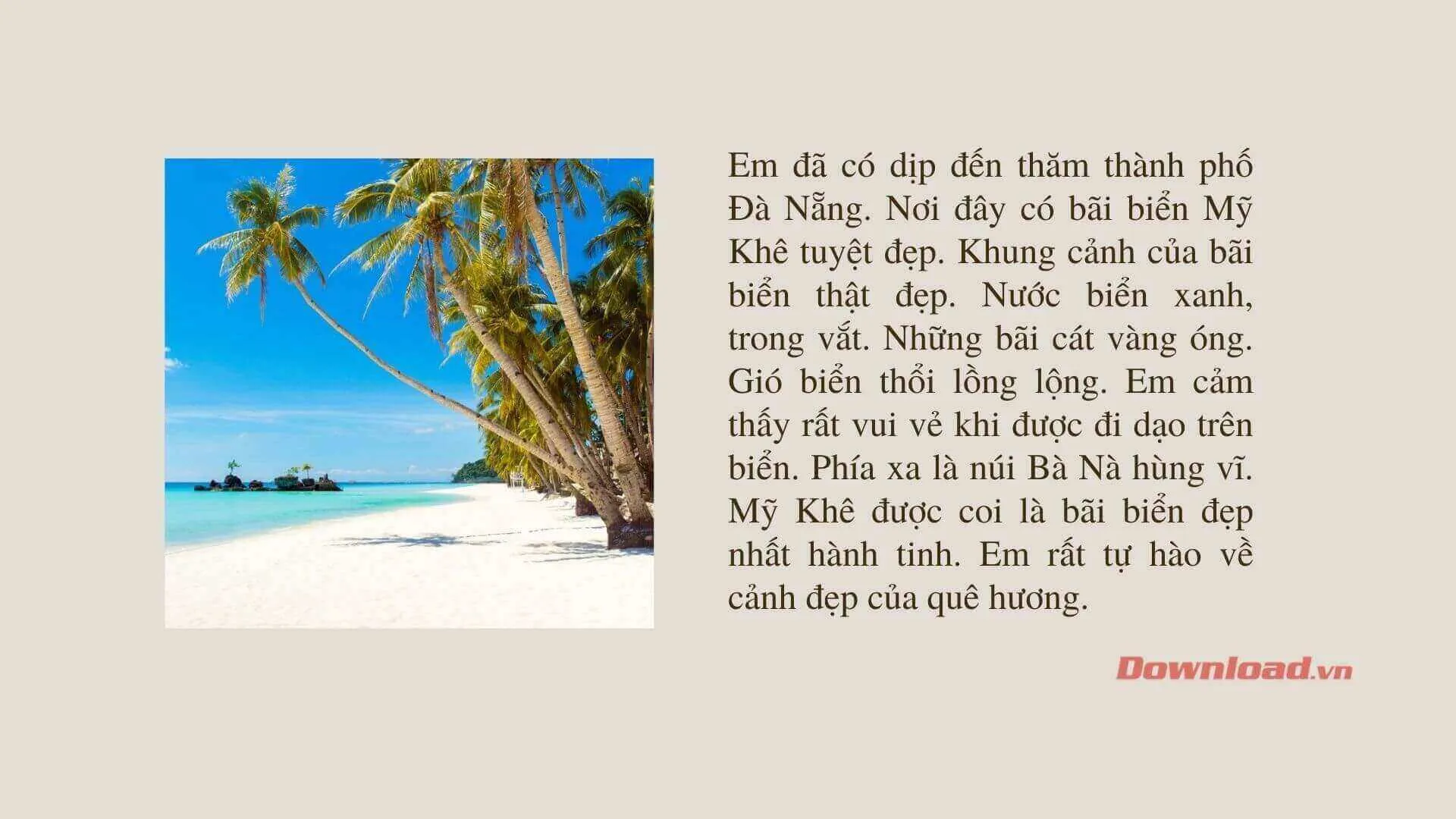 Tập làm văn lớp 3: Viết đoạn văn nêu tình cảm, cảm xúc về một cảnh vật em yêu thích