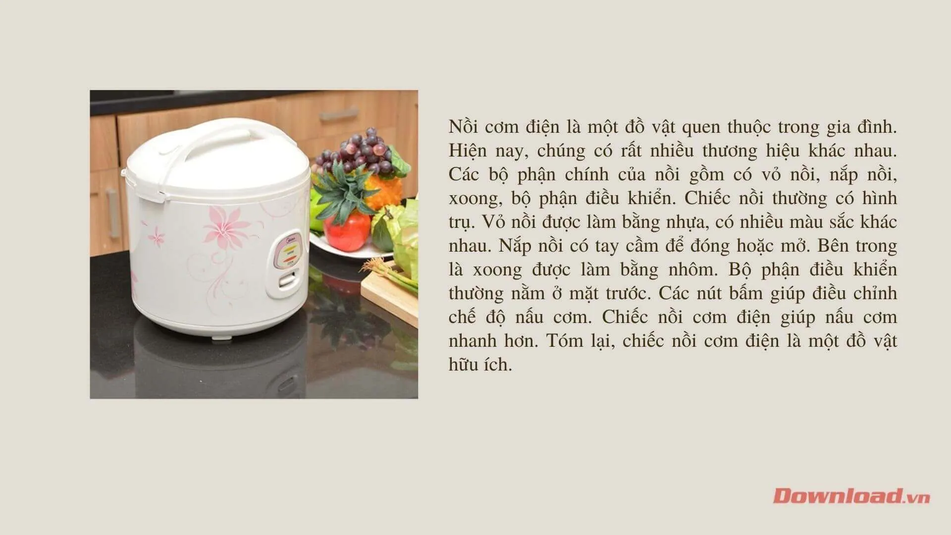 Tập làm văn lớp 3: Viết đoạn văn tả một đồ dùng trong nhà (hoặc đồ dùng học tập)