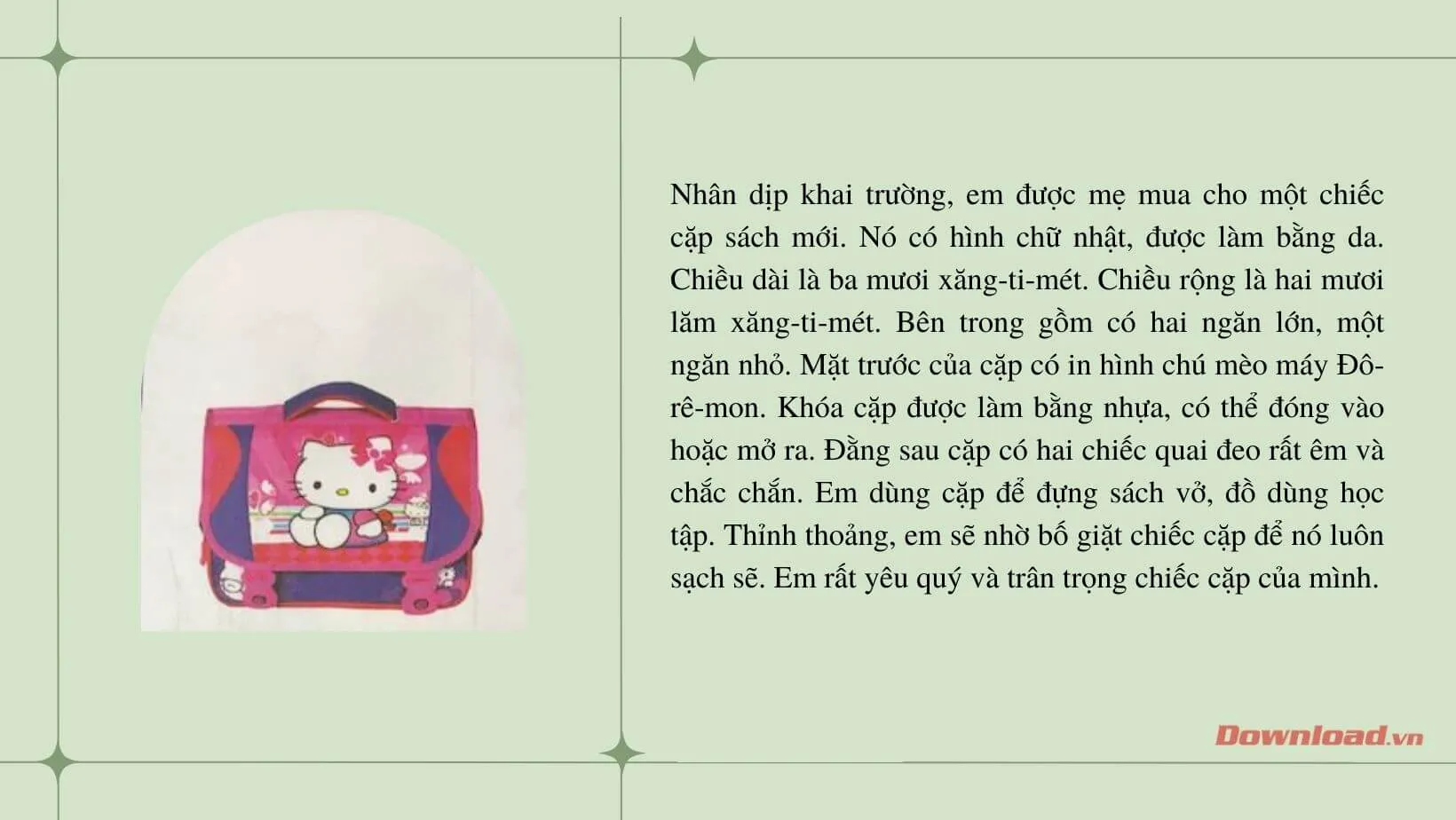 Tập làm văn lớp 3: Viết đoạn văn tả một đồ dùng trong nhà (hoặc đồ dùng học tập)