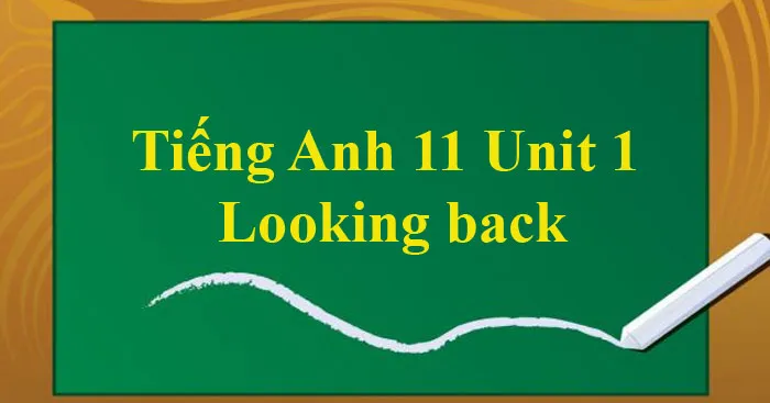 Tiếng Anh 11 Unit 1: Looking back