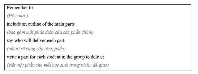 Tiếng Anh 8 Semester 2 Project (Optional)